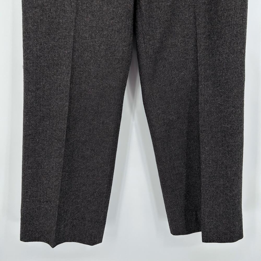 Orvis Wool Pleated Dress Pants Trousers Fully Lined Slacks Brown Womens Size 10 - Picture 5 of 10
